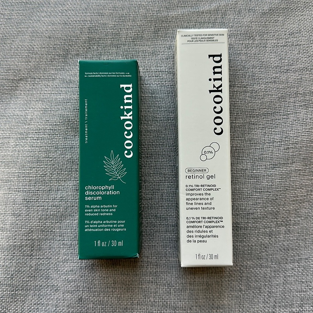 NEW Cocokind Serum + Retinol Gel LOT of 2